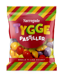 Nørregade Miniposer - ca. 100 stk. Tygge Pastiller